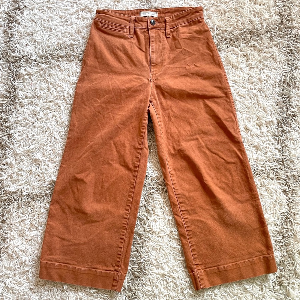 Madewell Wide Leg Emmett Crop Pant